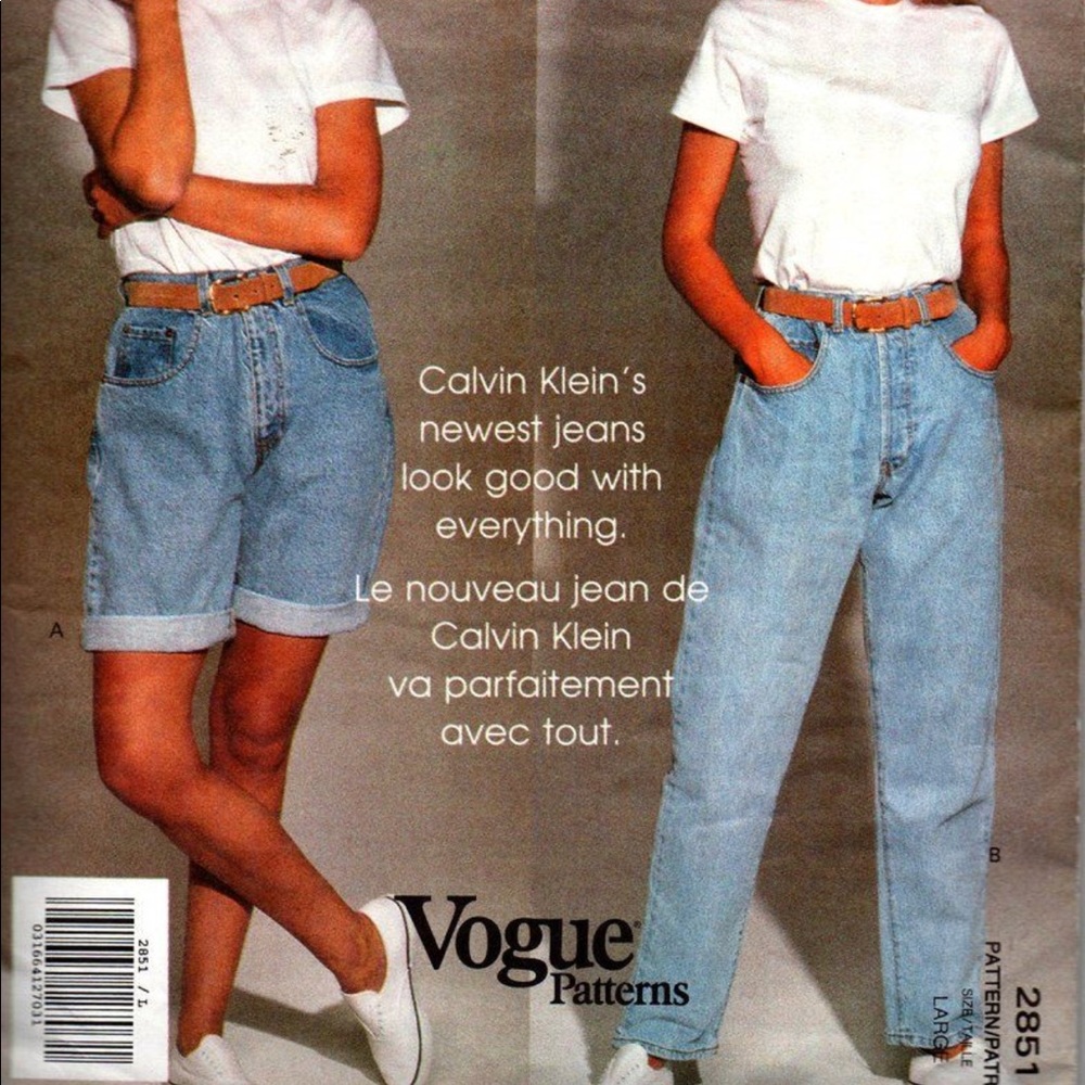 Calvin Klein Vintage Light Washed Jeans - Picture 2 of 5
